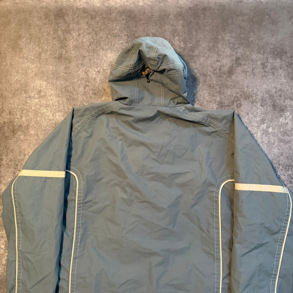 Vintage Oakley Software Mens XL Blue Hooded Shell Jacket Gorpcore Y2K Utility - Picture 9 of 14